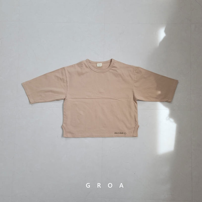 GROA - Korean Children Fashion - #Kfashion4kids - Good Slit Tee - 3