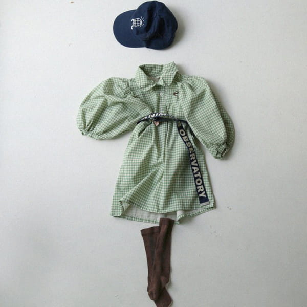 GUNO - Korean Children Fashion - #Kfashion4kids - Check One-piece - 5