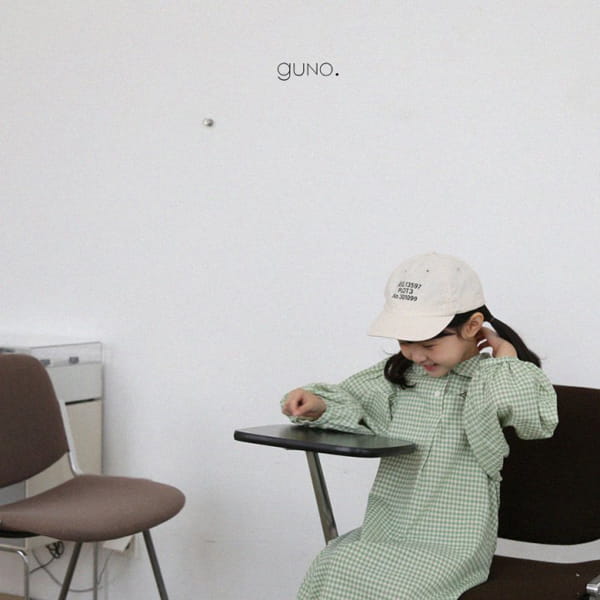 GUNO - Korean Children Fashion - #Kfashion4kids - Check One-piece - 7
