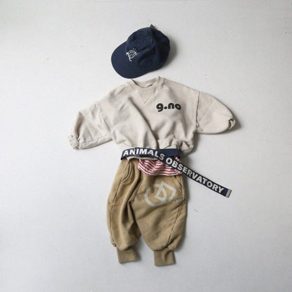 GUNO - Korean Children Fashion - #Kfashion4kids - Big Logo Jogger Pants - 4