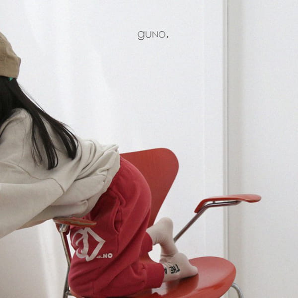 GUNO - Korean Children Fashion - #Kfashion4kids - Big Logo Jogger Pants - 7