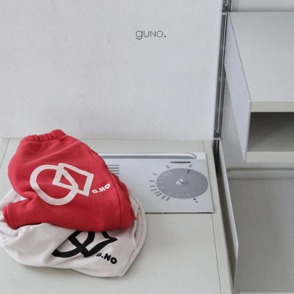 GUNO - Korean Children Fashion - #Kfashion4kids - Big Logo Jogger Pants - 8