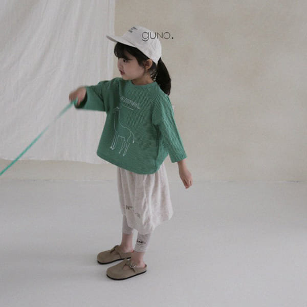 GUNO - Korean Children Fashion - #Kfashion4kids - Logo Leggings - 11