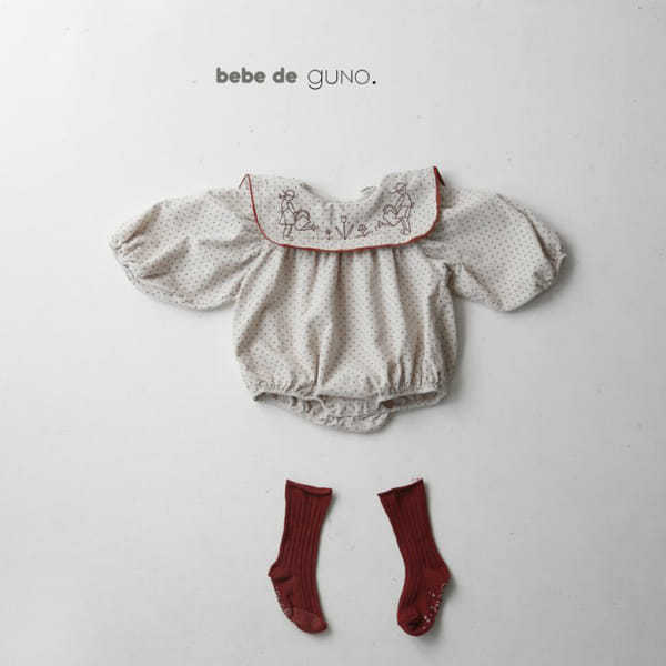 GUNO - Korean Children Fashion - #Kfashion4kids - Bebe Two People Bodysuit - 4