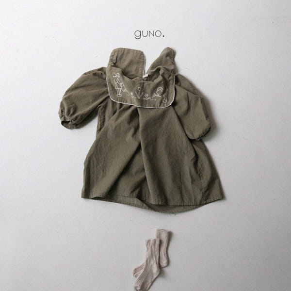 GUNO - Korean Children Fashion - #Kfashion4kids - Bebe Two People Bodysuit - 7