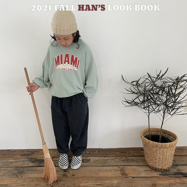 HAN'S - Korean Children Fashion - #Kfashion4kids - Dart Pintuck Denim Pants - 8