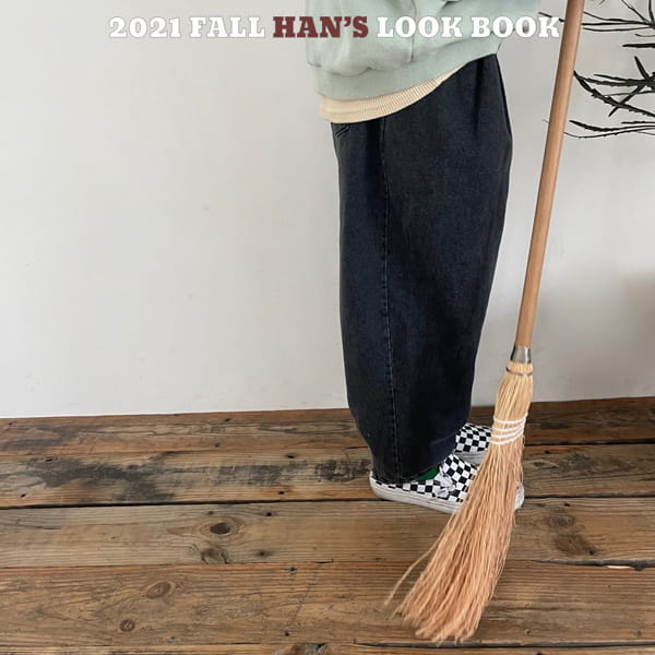 HAN'S - Korean Children Fashion - #Kfashion4kids - Dart Pintuck Denim Pants - 9