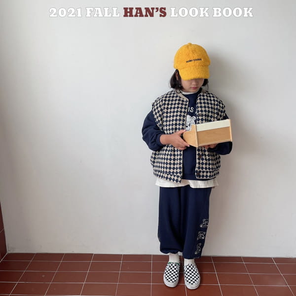 HAN'S - Korean Children Fashion - #Kfashion4kids - Cubic Corduroy Vest - 10