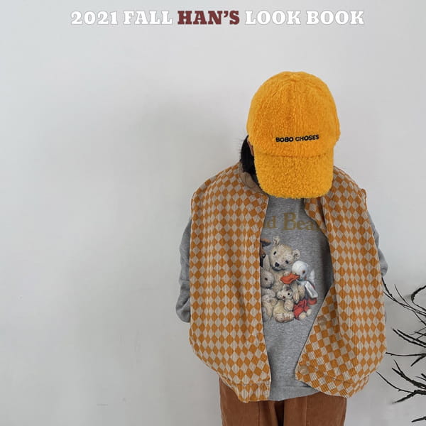 HAN'S - Korean Children Fashion - #Kfashion4kids - Cubic Corduroy Vest - 9