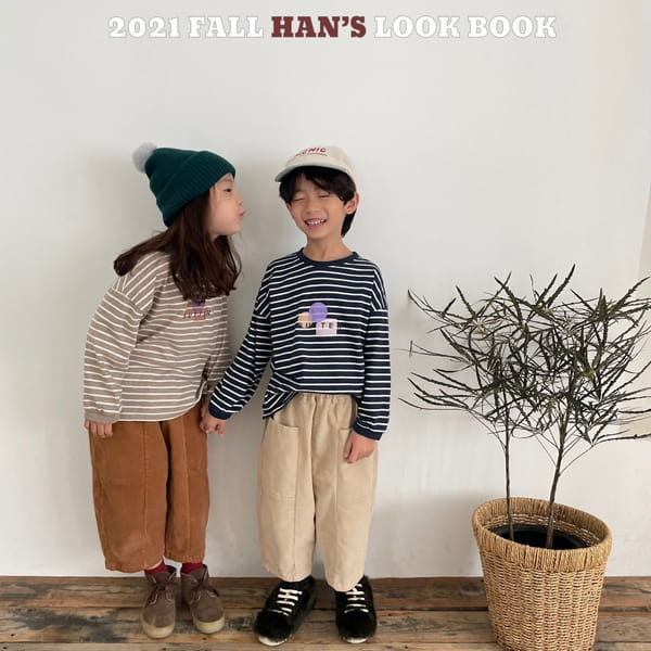 HAN'S - Korean Children Fashion - #Kfashion4kids - Midi Curdory Pocket Pants - 2