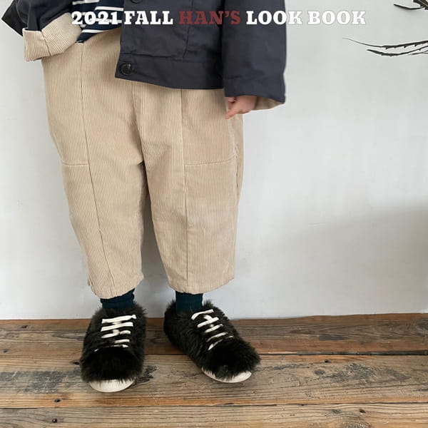 HAN'S - Korean Children Fashion - #Kfashion4kids - Midi Curdory Pocket Pants - 5