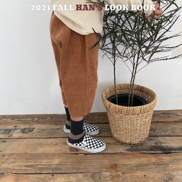 HAN'S - Korean Children Fashion - #Kfashion4kids - Midi Curdory Pocket Pants - 9