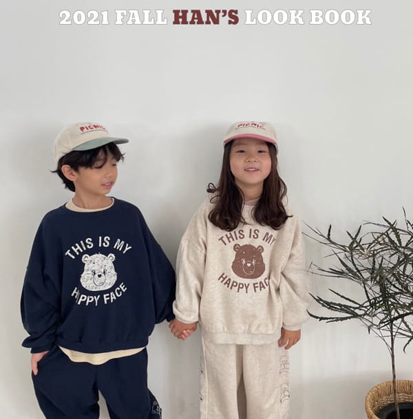 HAN'S - Korean Children Fashion - #Kfashion4kids - Happy Bear Sweatshirt - 2