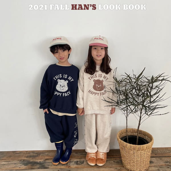 HAN'S - Korean Children Fashion - #Kfashion4kids - Happy Bear Sweatshirt - 3