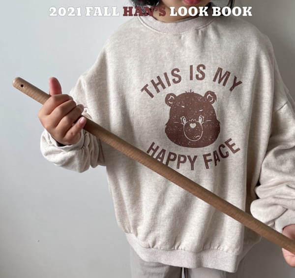 HAN'S - Korean Children Fashion - #Kfashion4kids - Happy Bear Sweatshirt - 9