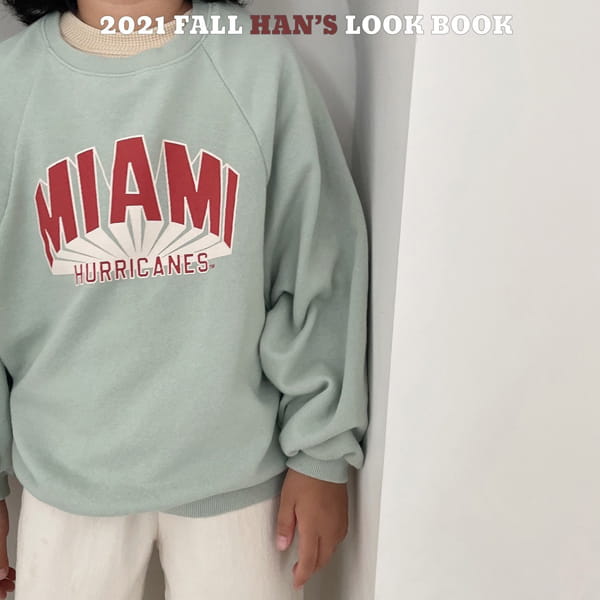 HAN'S - Korean Children Fashion - #Kfashion4kids - Miami Raglan Tee - 12