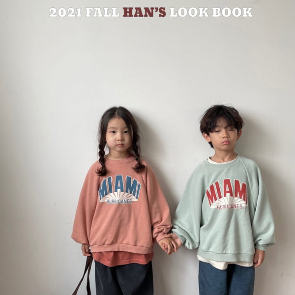 HAN'S - Korean Children Fashion - #Kfashion4kids - Miami Raglan Tee - 8