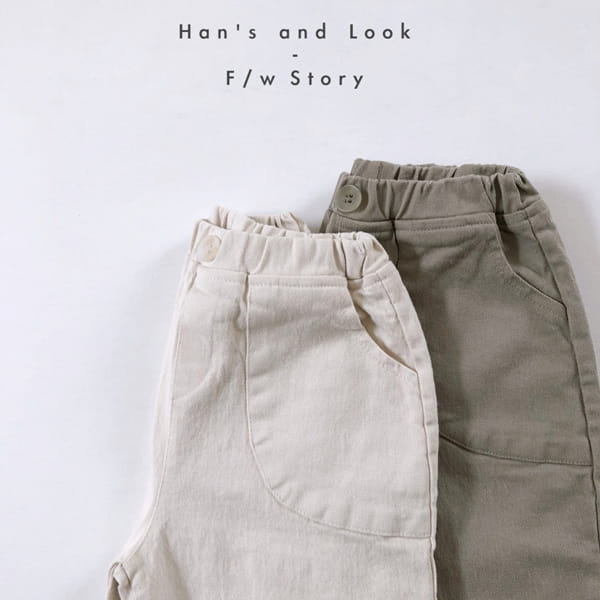 HAN'S - Korean Children Fashion - #Kfashion4kids - Pocket Span Pants - 12