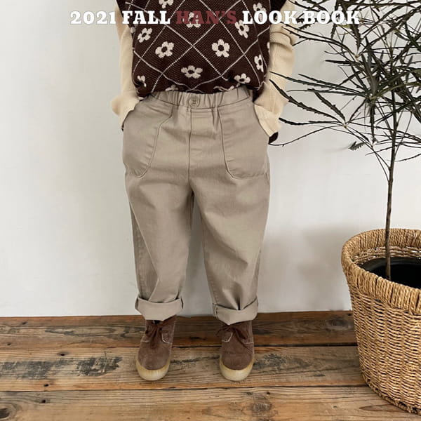 HAN'S - Korean Children Fashion - #Kfashion4kids - Pocket Span Pants - 4
