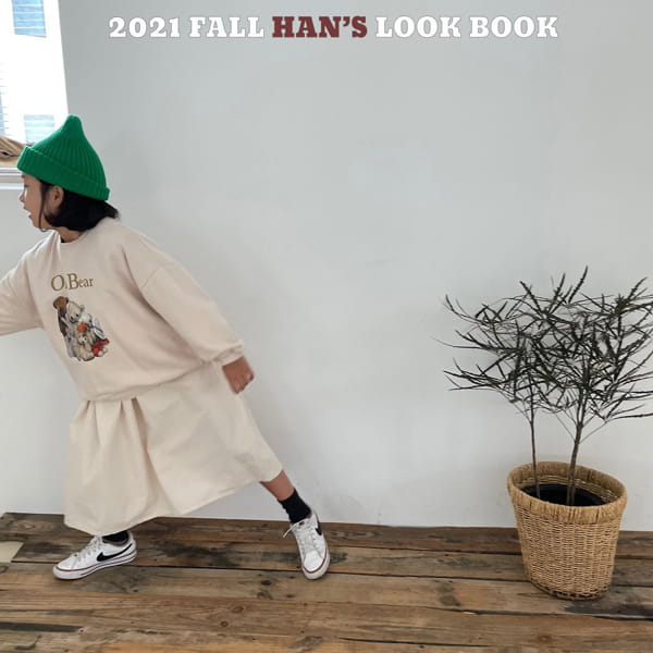HAN'S - Korean Children Fashion - #Kfashion4kids - Old Bear Sweatshirt - 12