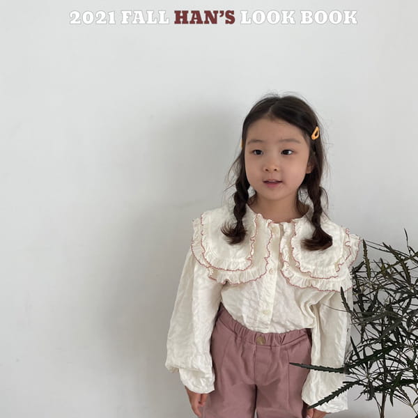 HAN'S - Korean Children Fashion - #Kfashion4kids - Big Frill Blouse