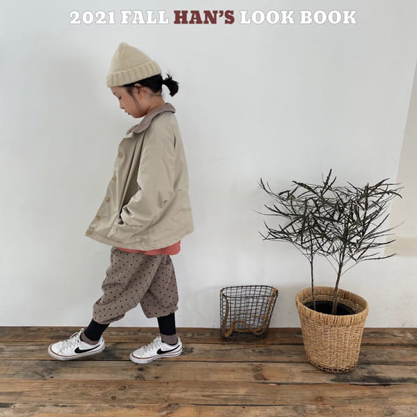 HAN'S - Korean Children Fashion - #Kfashion4kids - Corduroy Dot Pants - 12