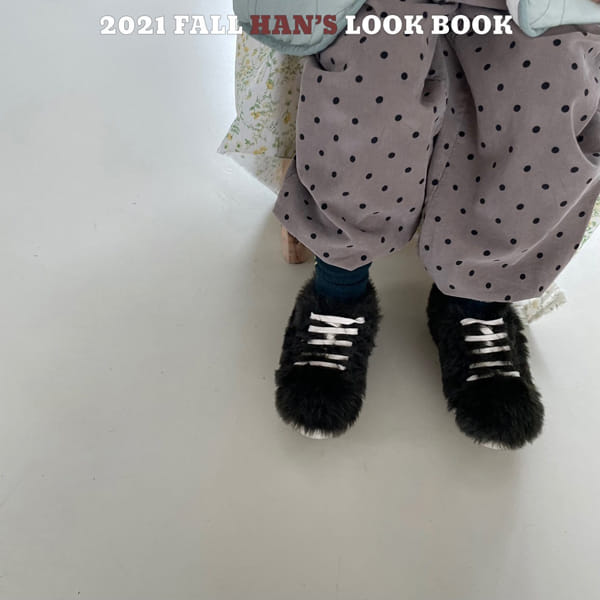 HAN'S - Korean Children Fashion - #Kfashion4kids - Corduroy Dot Pants - 7