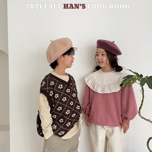 HAN'S - Korean Children Fashion - #Kfashion4kids - Emma Frill Sweatshirt - 6