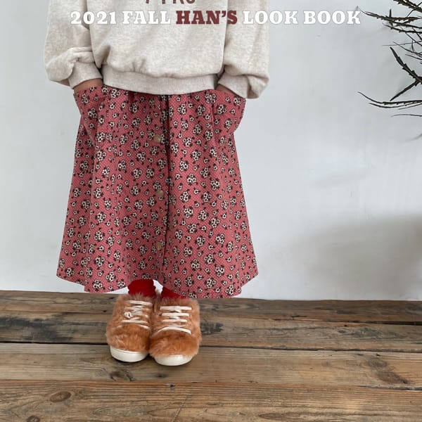 HAN'S - Korean Children Fashion - #Kfashion4kids - Sally Flower Skirt
