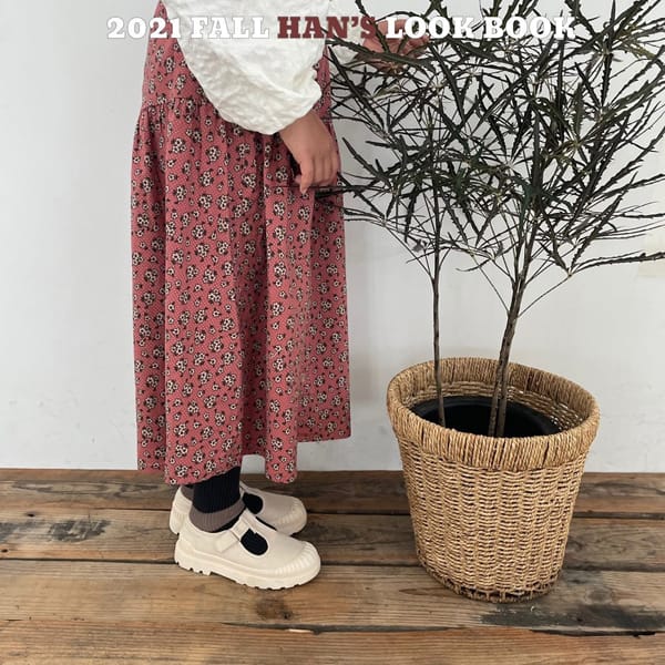 HAN'S - Korean Children Fashion - #Kfashion4kids - Sally Flower Skirt - 10