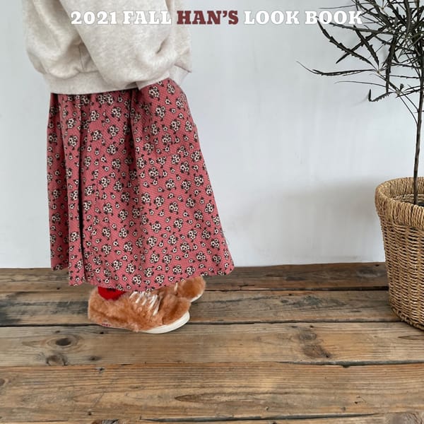 HAN'S - Korean Children Fashion - #Kfashion4kids - Sally Flower Skirt - 3
