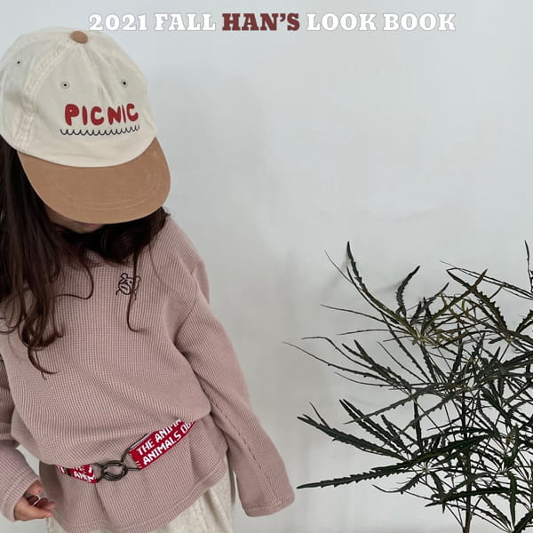 HAN'S - Korean Children Fashion - #Kfashion4kids - Picnic Bear Ball Cap