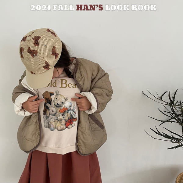 HAN'S - Korean Children Fashion - #Kfashion4kids - Picnic Bear Ball Cap - 11