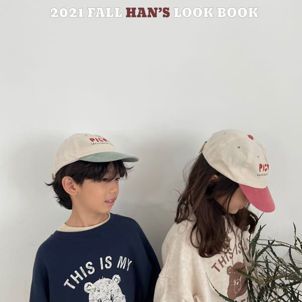 HAN'S - Korean Children Fashion - #Kfashion4kids - Picnic Bear Ball Cap - 4