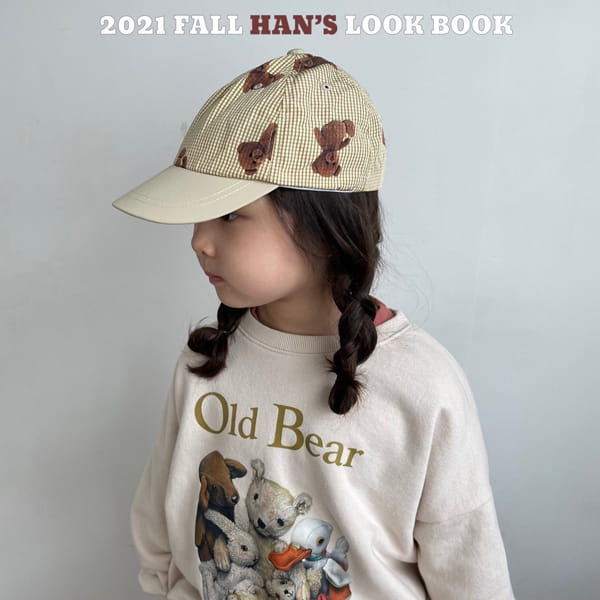 HAN'S - Korean Children Fashion - #Kfashion4kids - Picnic Bear Ball Cap - 8