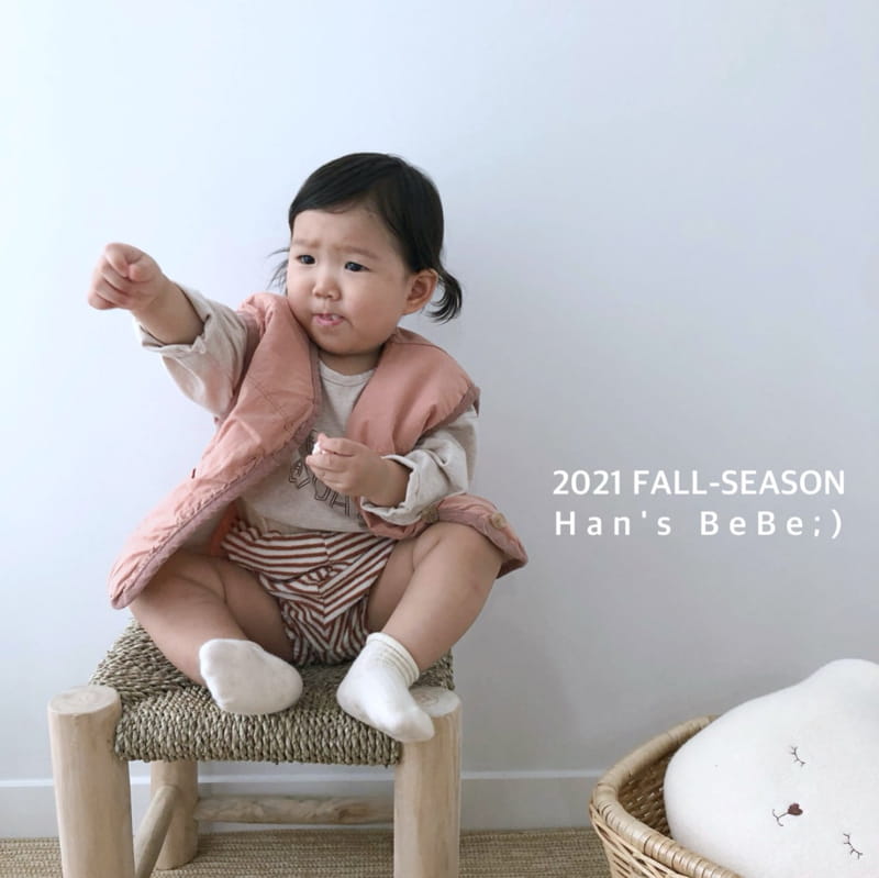 HAN'S - Korean Children Fashion - #Kfashion4kids - Bebe Pocket Piping Vest - 10