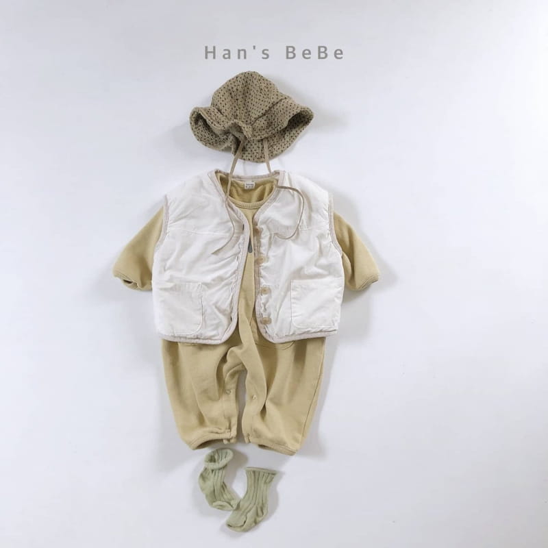 HAN'S - Korean Children Fashion - #Kfashion4kids - Bebe Pocket Piping Vest - 3