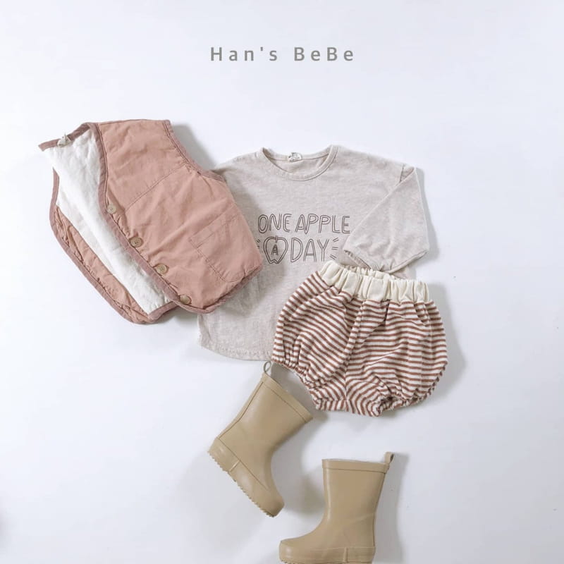 HAN'S - Korean Children Fashion - #Kfashion4kids - Bebe Pocket Piping Vest - 4