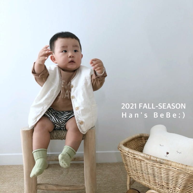 HAN'S - Korean Children Fashion - #Kfashion4kids - Bebe Pocket Piping Vest - 9