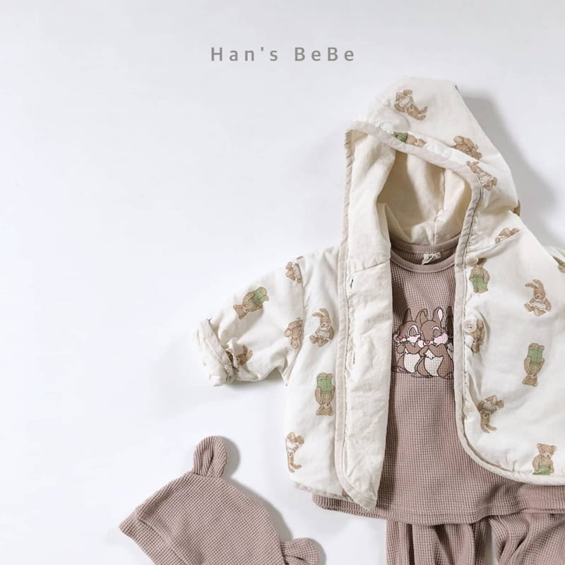 HAN'S - Korean Children Fashion - #Kfashion4kids - Bebe Hood Cardigan - 4