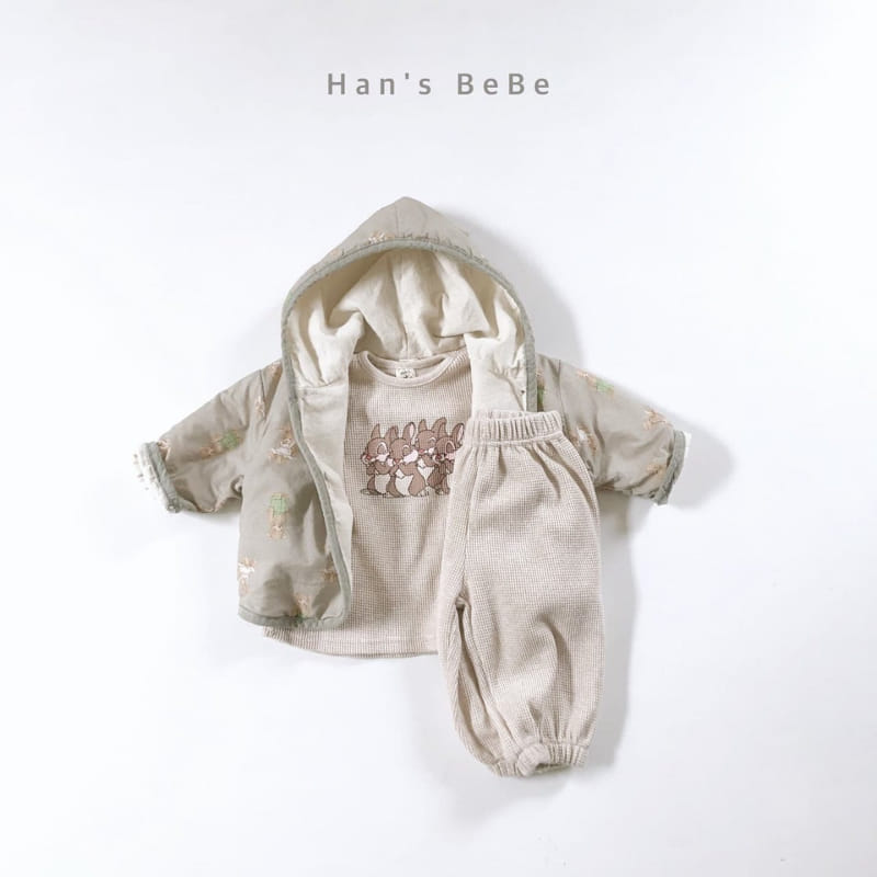 HAN'S - Korean Children Fashion - #Kfashion4kids - Bebe Hood Cardigan - 5