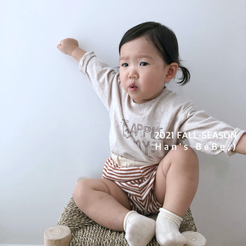 HAN'S - Korean Children Fashion - #Kfashion4kids - Stripe Bloomer - 12