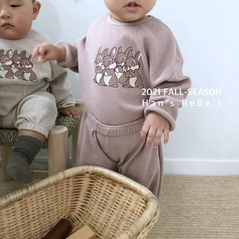 HAN'S - Korean Children Fashion - #Kfashion4kids - Bebe Rabbit Top Bottom Set - 11