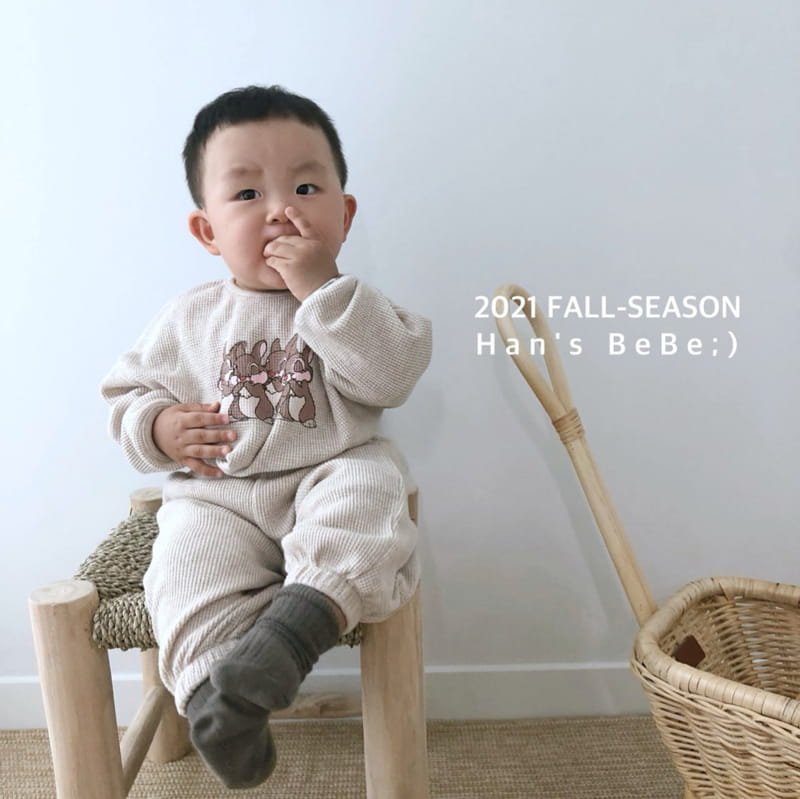 HAN'S - Korean Children Fashion - #Kfashion4kids - Bebe Rabbit Top Bottom Set - 7