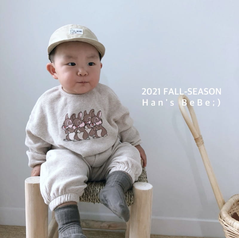 HAN'S - Korean Children Fashion - #Kfashion4kids - Bebe Rabbit Top Bottom Set - 8