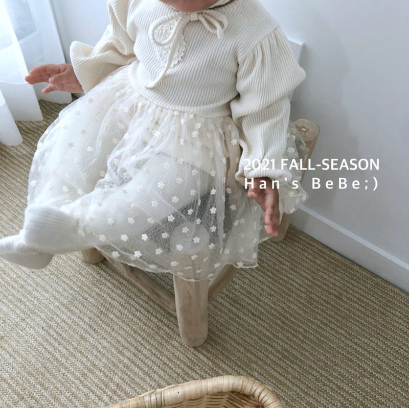 HAN'S - Korean Children Fashion - #Kfashion4kids - Bebe Cha One-piece with Bonnet - 7