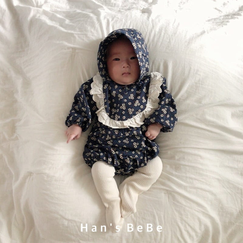 HAN'S - Korean Children Fashion - #Kfashion4kids - Lace Bodysuit with Bonnet - 10