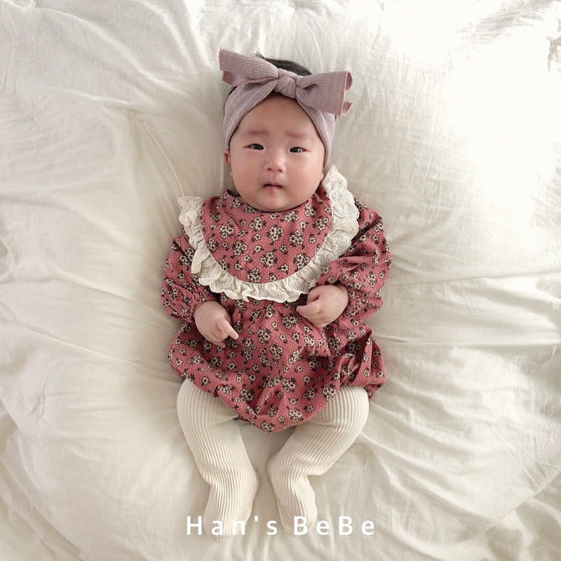 HAN'S - Korean Children Fashion - #Kfashion4kids - Lace Bodysuit with Bonnet - 5