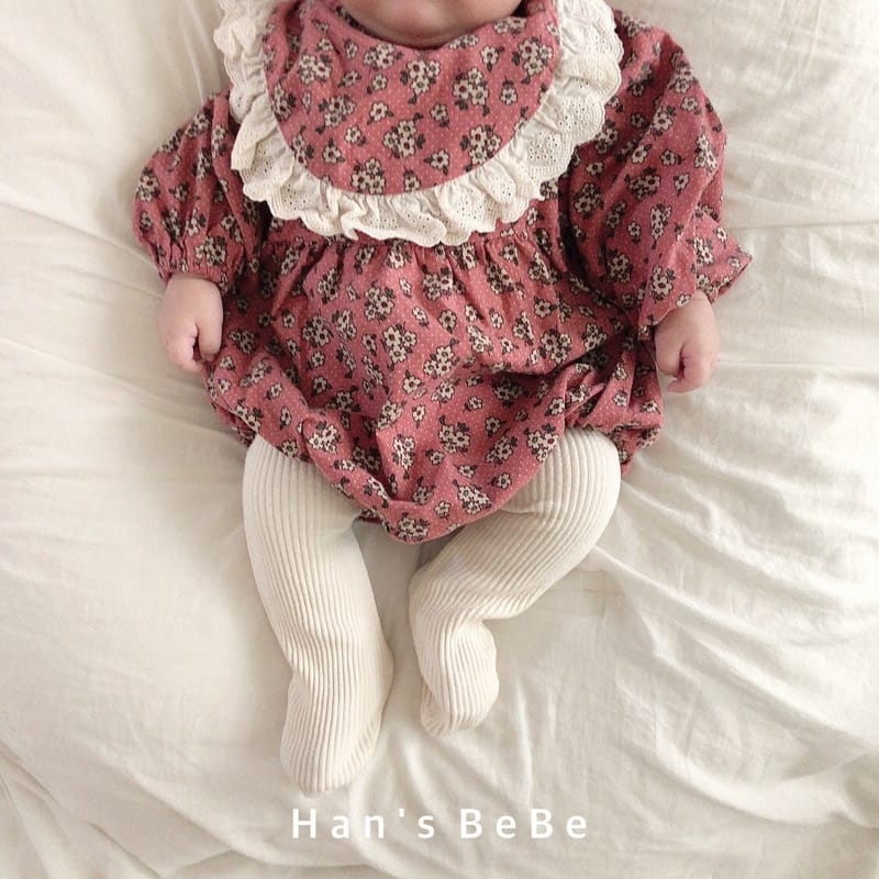HAN'S - Korean Children Fashion - #Kfashion4kids - Lace Bodysuit with Bonnet - 8