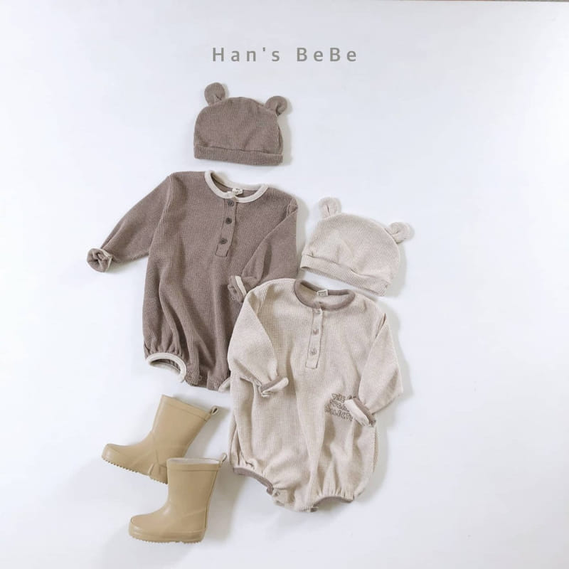 HAN'S - Korean Children Fashion - #Kfashion4kids - Colored Piping Bodysuit